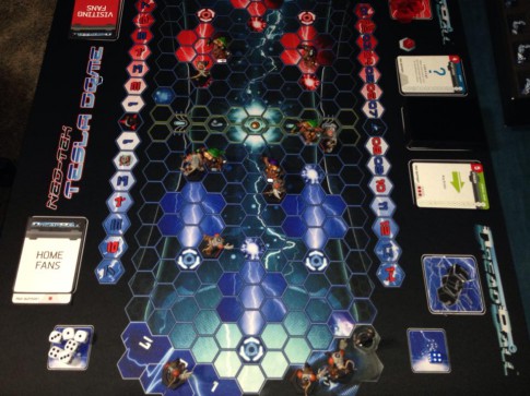 DreadBall fan Shawn Grubaugh put together this incredible DreadBall board and shared it with the community. What a guy!