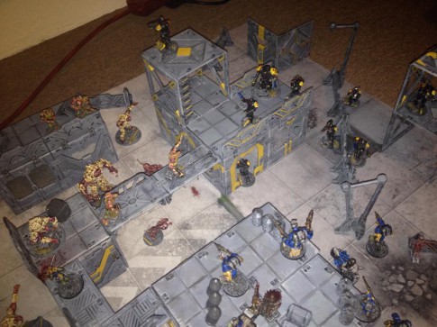 Pathfinder Leon sent us this image of a game in progress - looks ace!