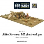New: Afrika Korps 5cm PaK 38 anti-tank gun