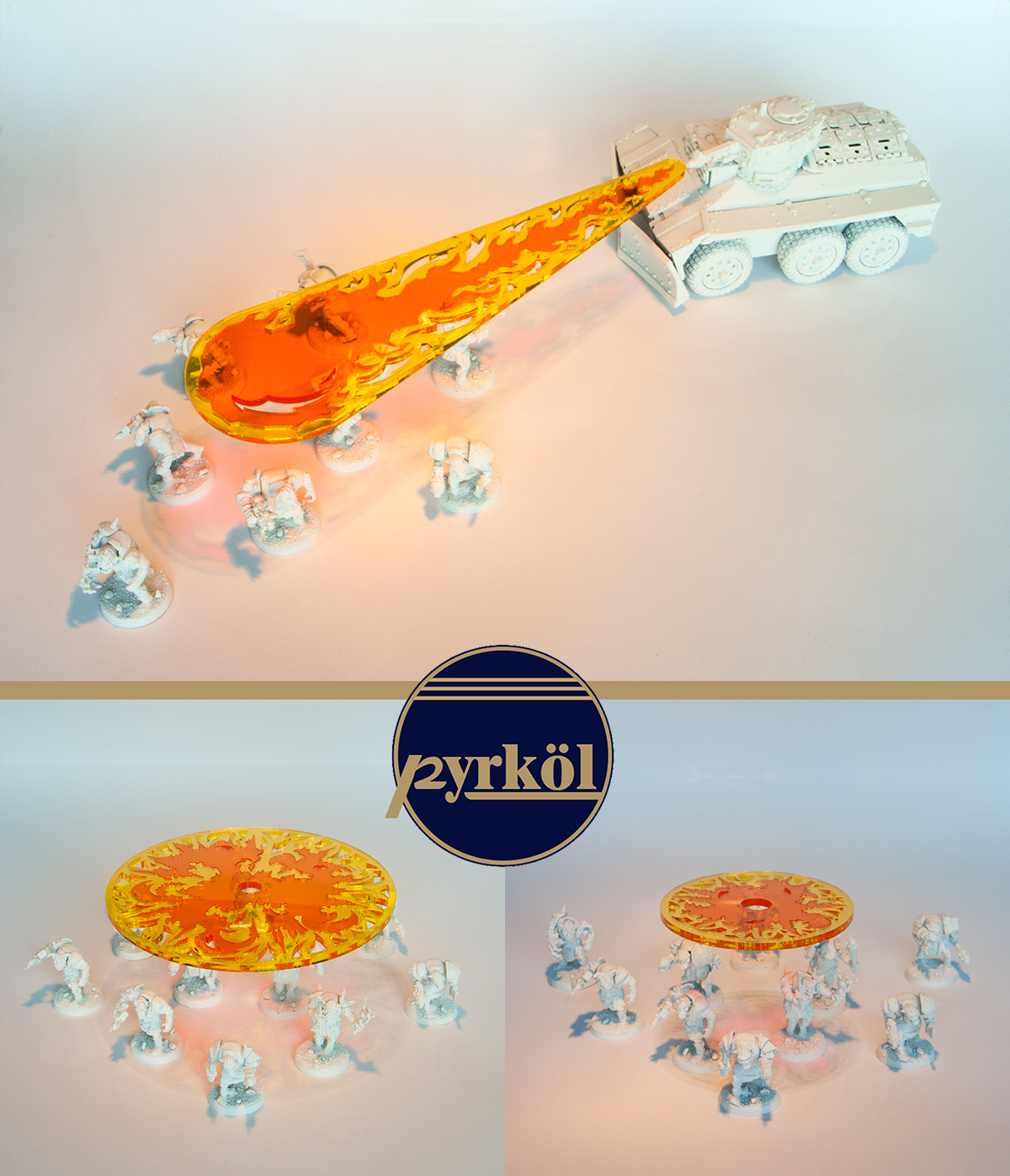 Pyrkol Launches new 3" Inch, 5" Inch and Flame Template