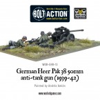 New: German Heer PaK 38 50mm anti-tank gun (1939-42)