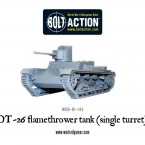 New: OT-26 flamethrower tank (single turret)