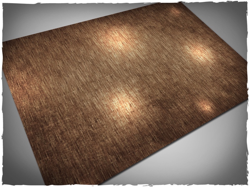 wargames play mat wooden floor planks interior 4x6