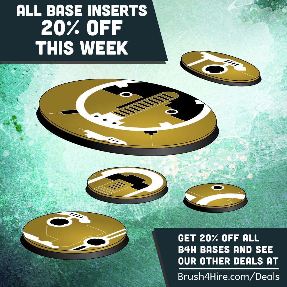 Brush 4 Hire base toppers sale - 20% off