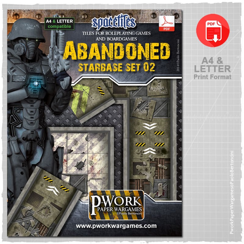 Abandoned Sector, Medical Bay, Colonial Sector: Pwork Space Tiles Set