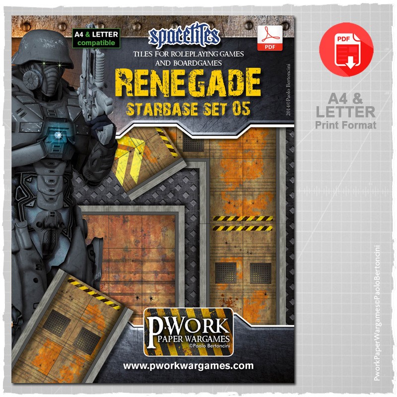 Renegade Set and Expansion: Pwork Space Tiles Set