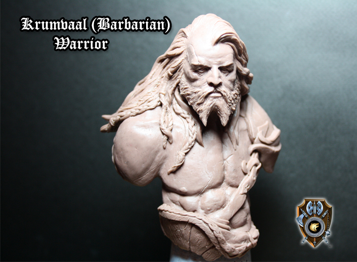 Bust Krumvaal_(Barbarian)_Warrior