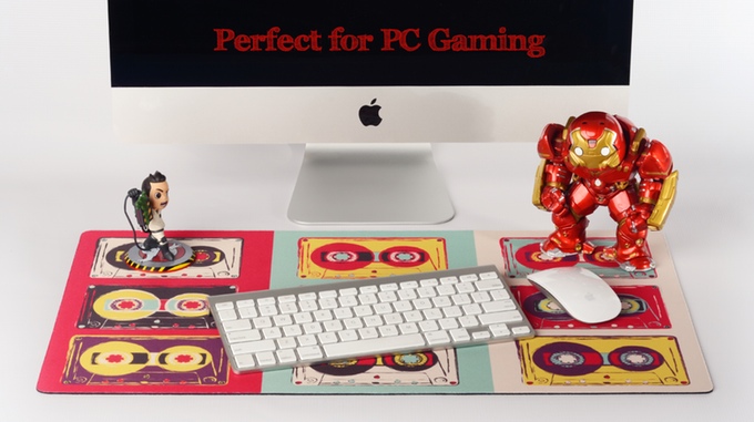 Our Playmats are perfect for PC Gaming, giving you extra room for your keyboard and mouse. 