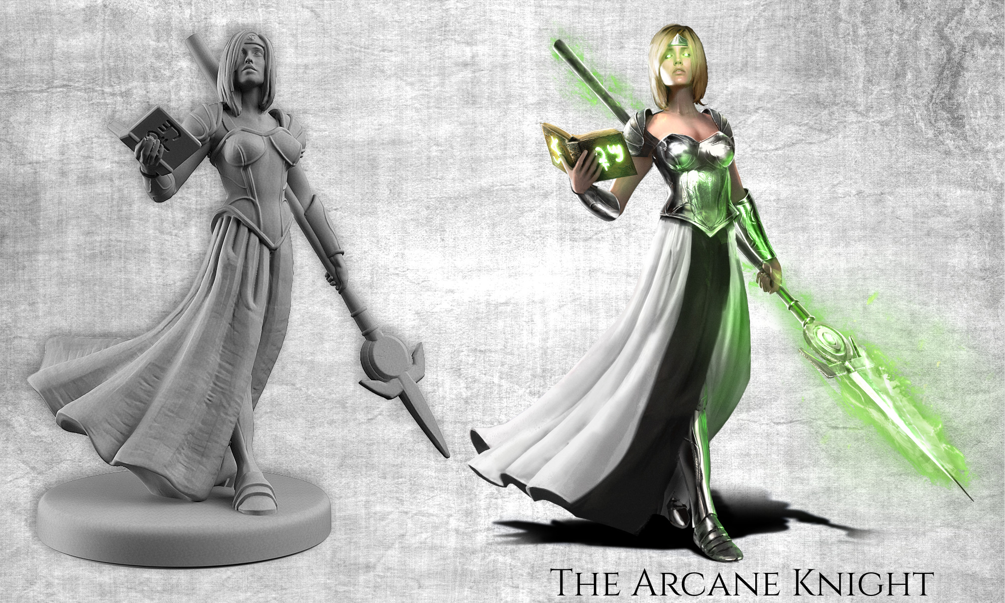 Arcane Knight Sculpt Preview