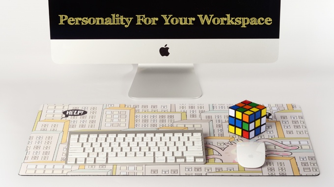 Decorate your workspace and show your personality at work or home. 