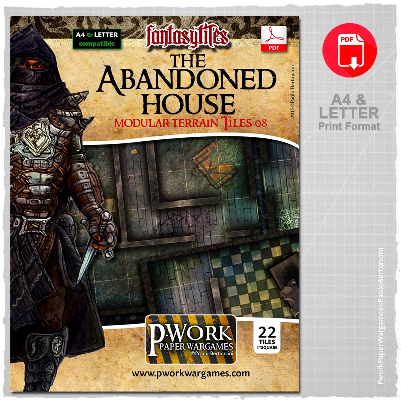 The Woodhouse and Abandoned House: Pwork Fantasy Tiles Set