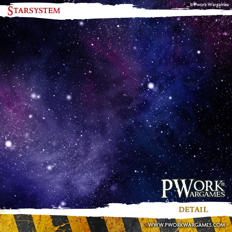 Star System: Pwork Wargames science fiction gaming mat