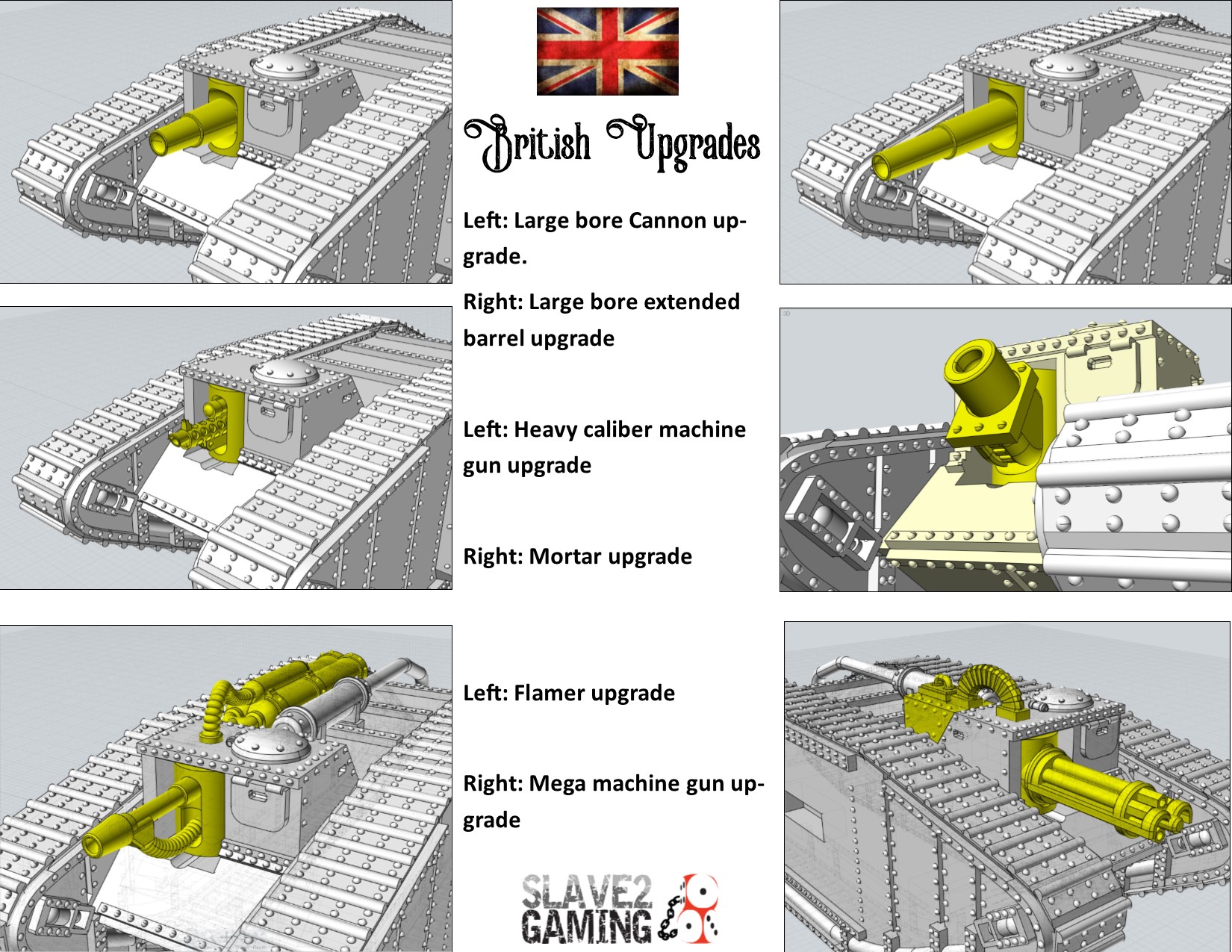 British Tank upgrades 1