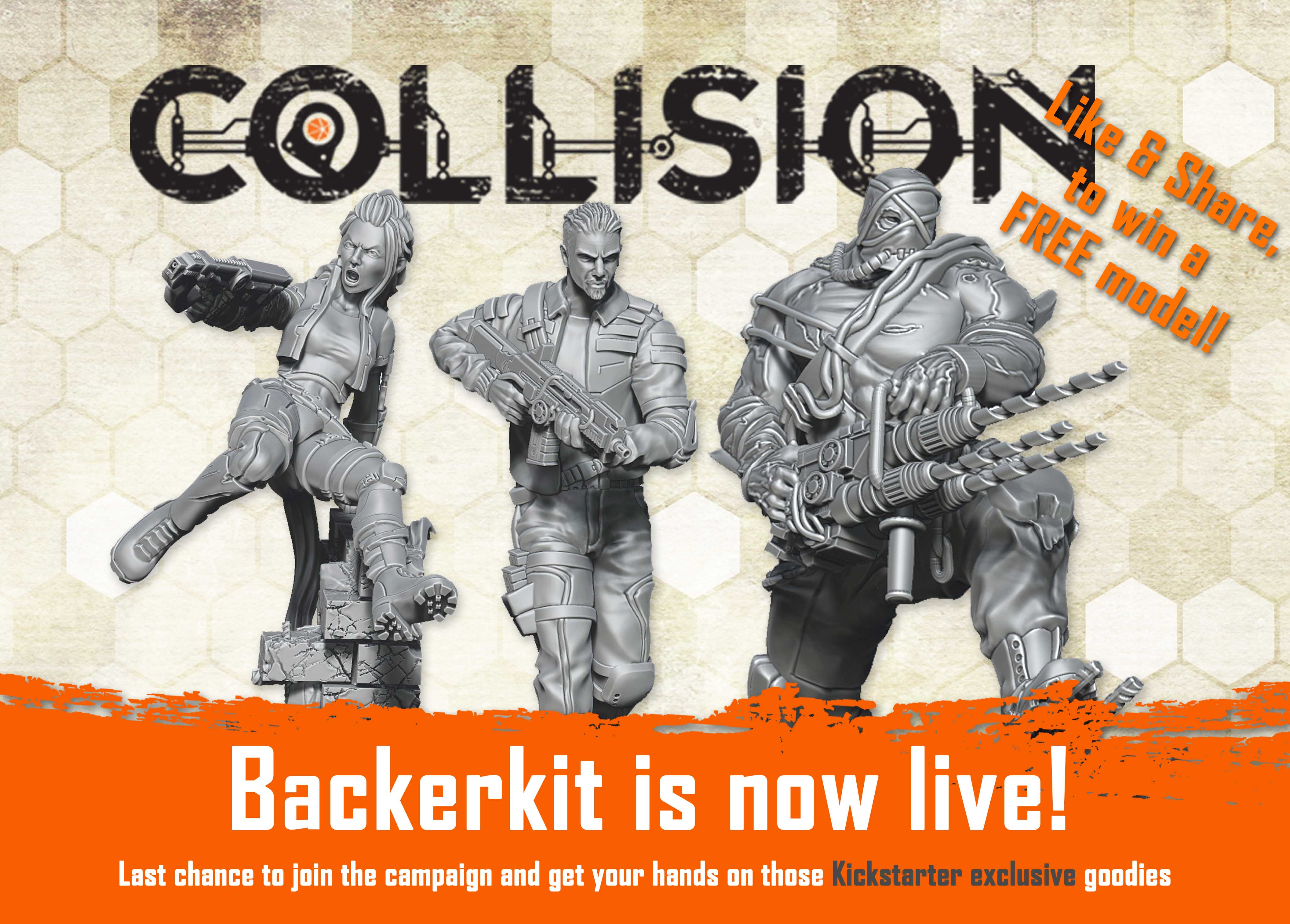 Our BackerKit page is now live! This is your last chance to back Collision and get hold of those awesome Kickstarter campaign exclusives. 