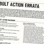 Rules: Bolt Action FAQ update