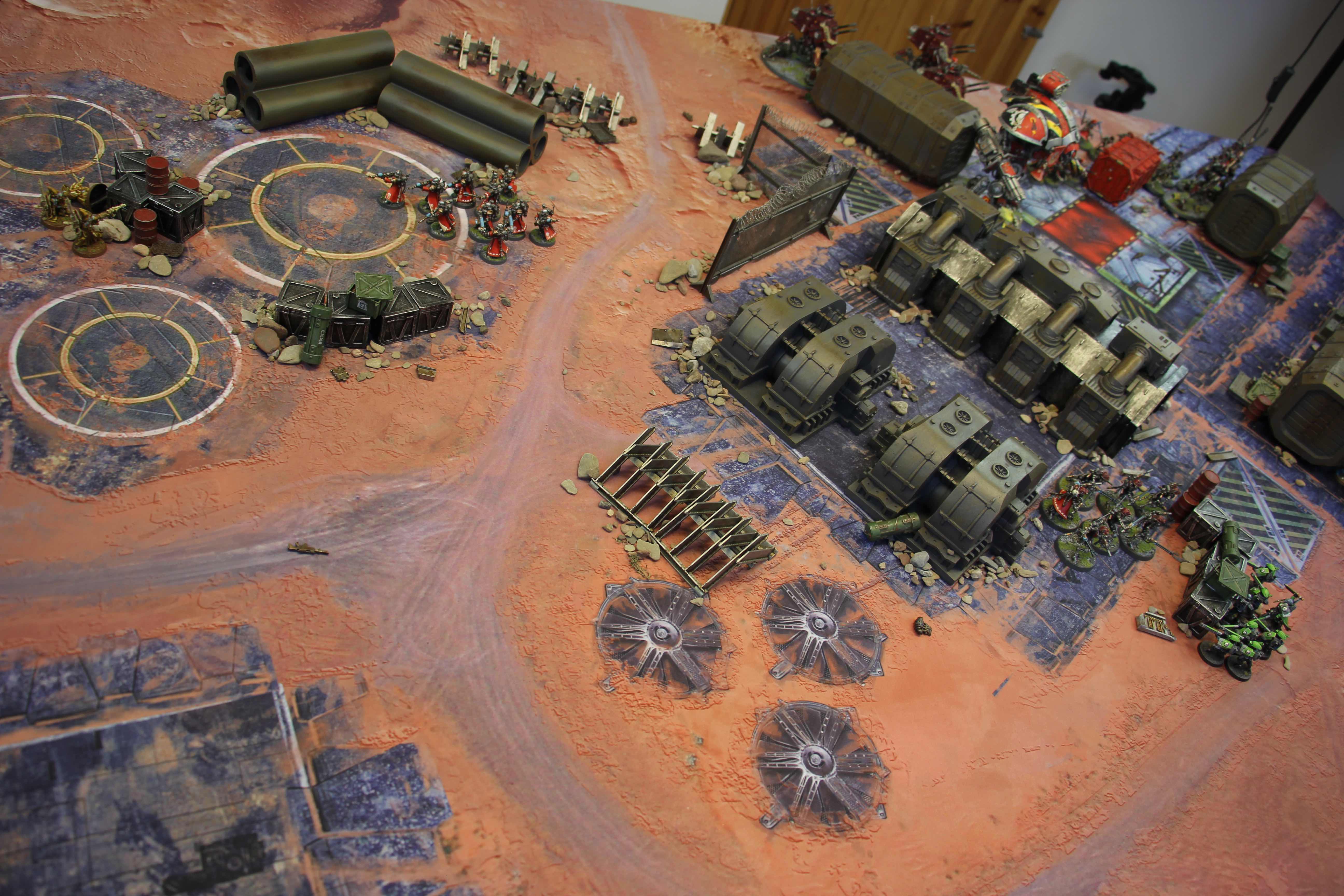 battle mat Gamemat.eu warhammer 40k wargaming terrain industrial pre-painted