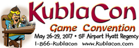 Kublacon Game Mats GameMats.com hobby game convention Memorial Day San Francisco Bay Area California 