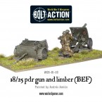 New: 18/25pdr Gun and Limber BEF