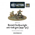 New: British Oerlikon light anti-tank gun (1939-40)