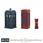 New: Great British Icons (WWII) – Police, Telephone and Pillar boxes