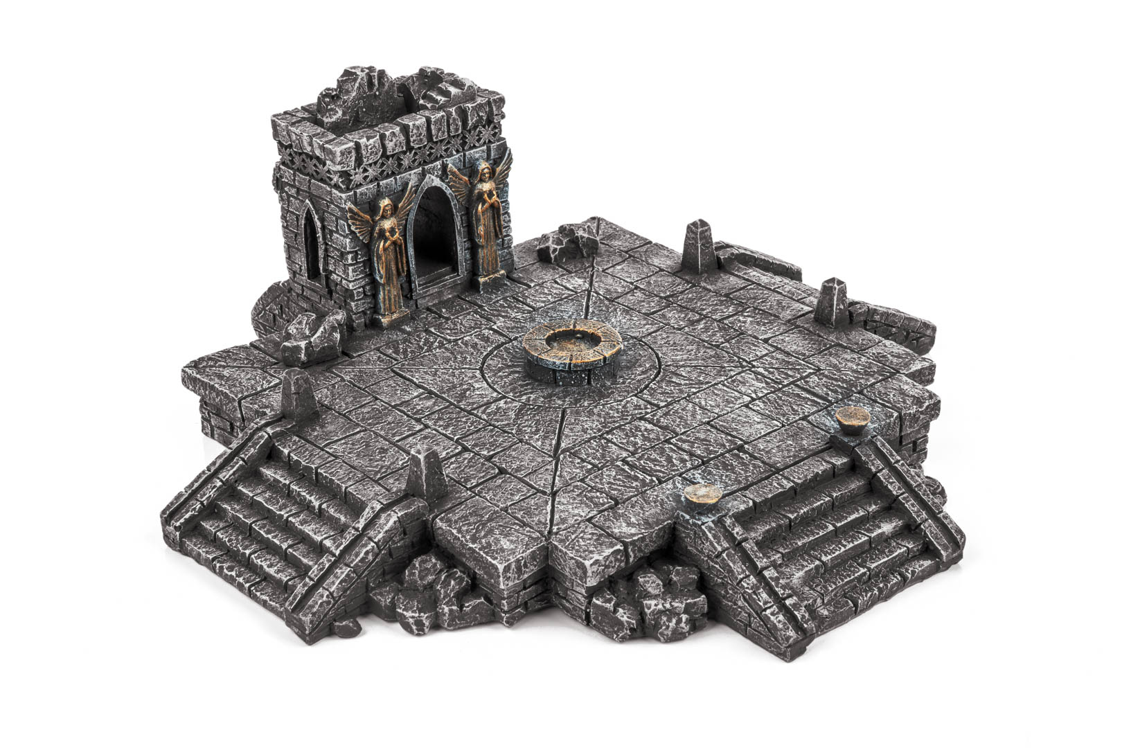 battle mat Gamemat.eu warhammer 40k age of sigmar wargaming terrain gothic ruins temple