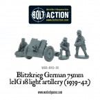 New: Blitzkrieg German 75mm LeIG 18 Light Artillery