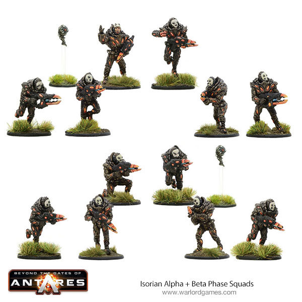 Isorian Phase Squad troopers - Alpha and Beta squads