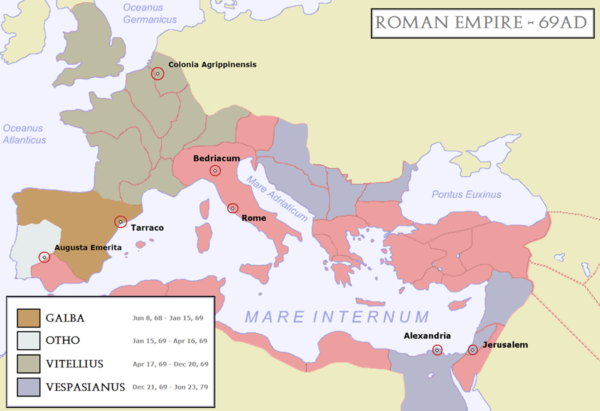 The Roman Empire during the Year of the Four Emperors