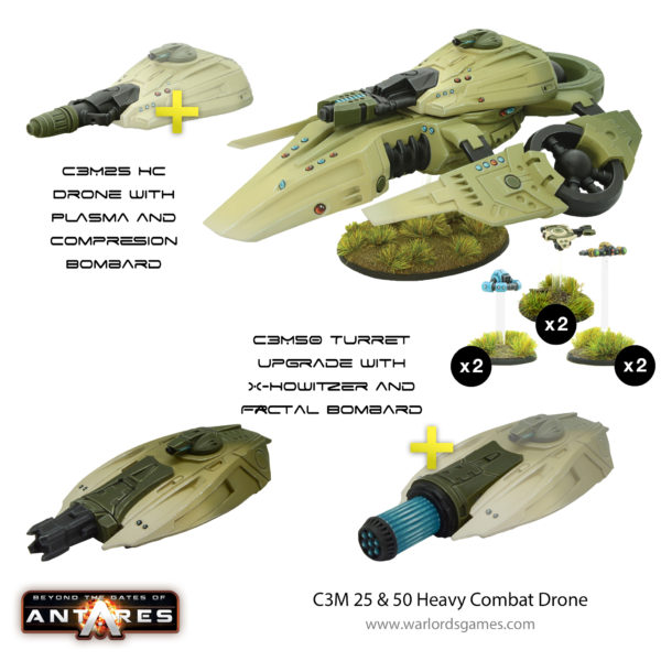 C3M 25 & 50 Heavy Combat Drone - GoA Bundle
