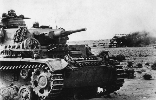 A Panzer III H somewhere in North Africa. Grant
