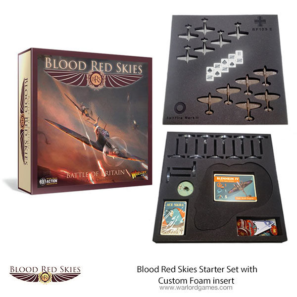 Blood Red Skies Custom Foam Insert with Game